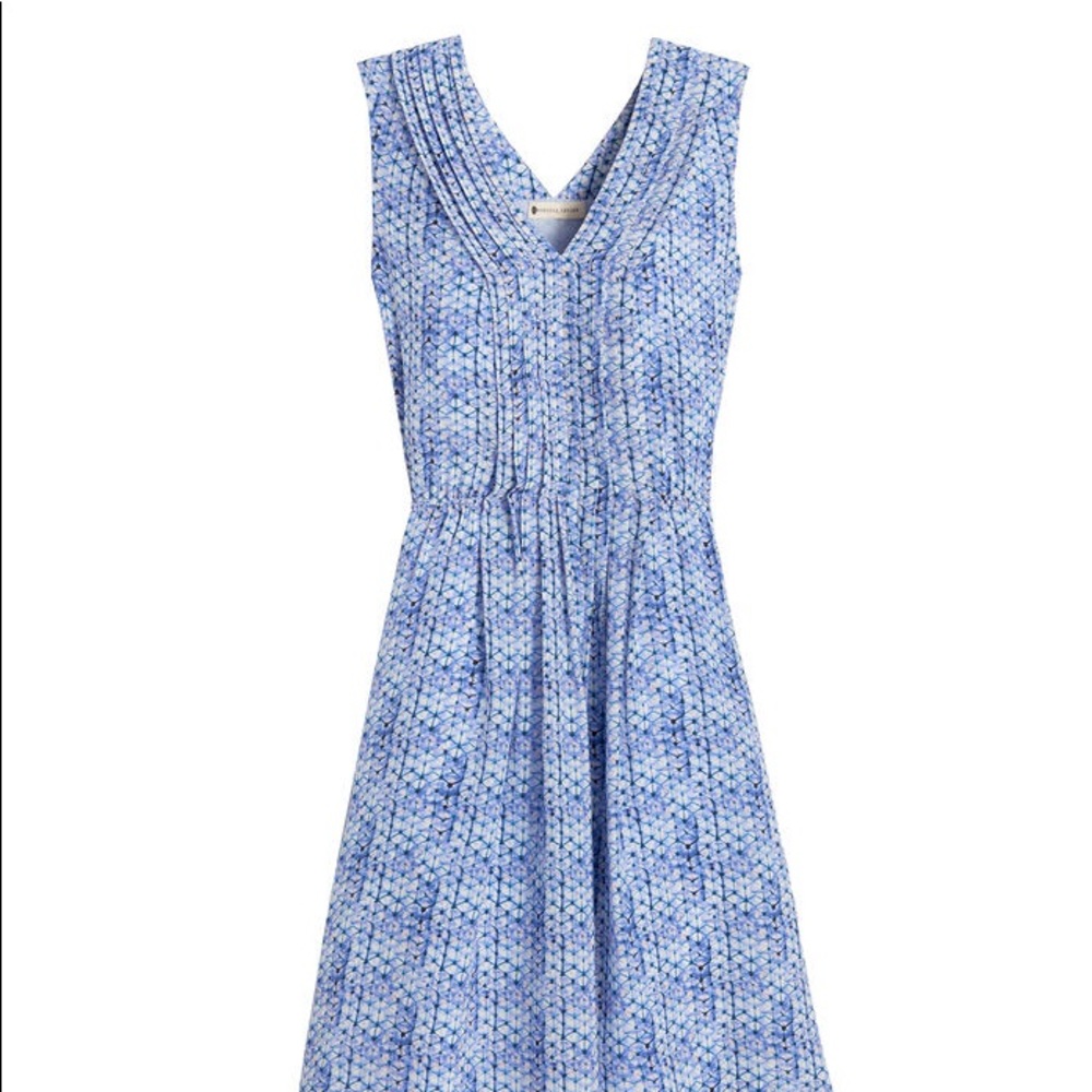 Sleeveless Shibori Sill Dress